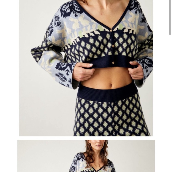 {NWT} $148 FREE PEOPLE Snow Bunny Set / Snowy - Picture 7 of 8